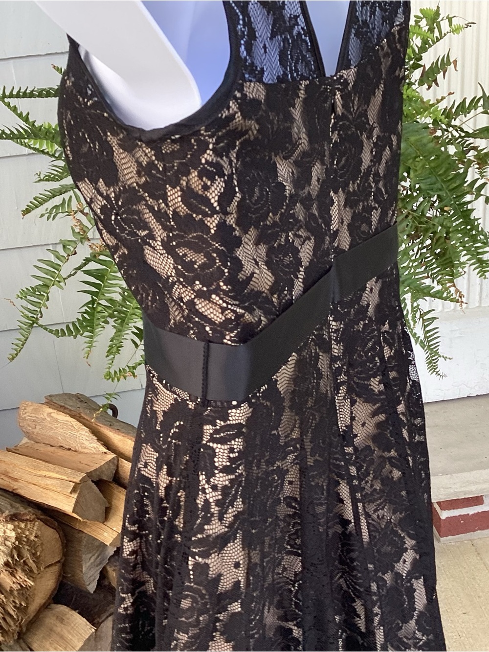 Dj Jaz Chic Black Lace Cocktail Dress - Picture 9 of 16